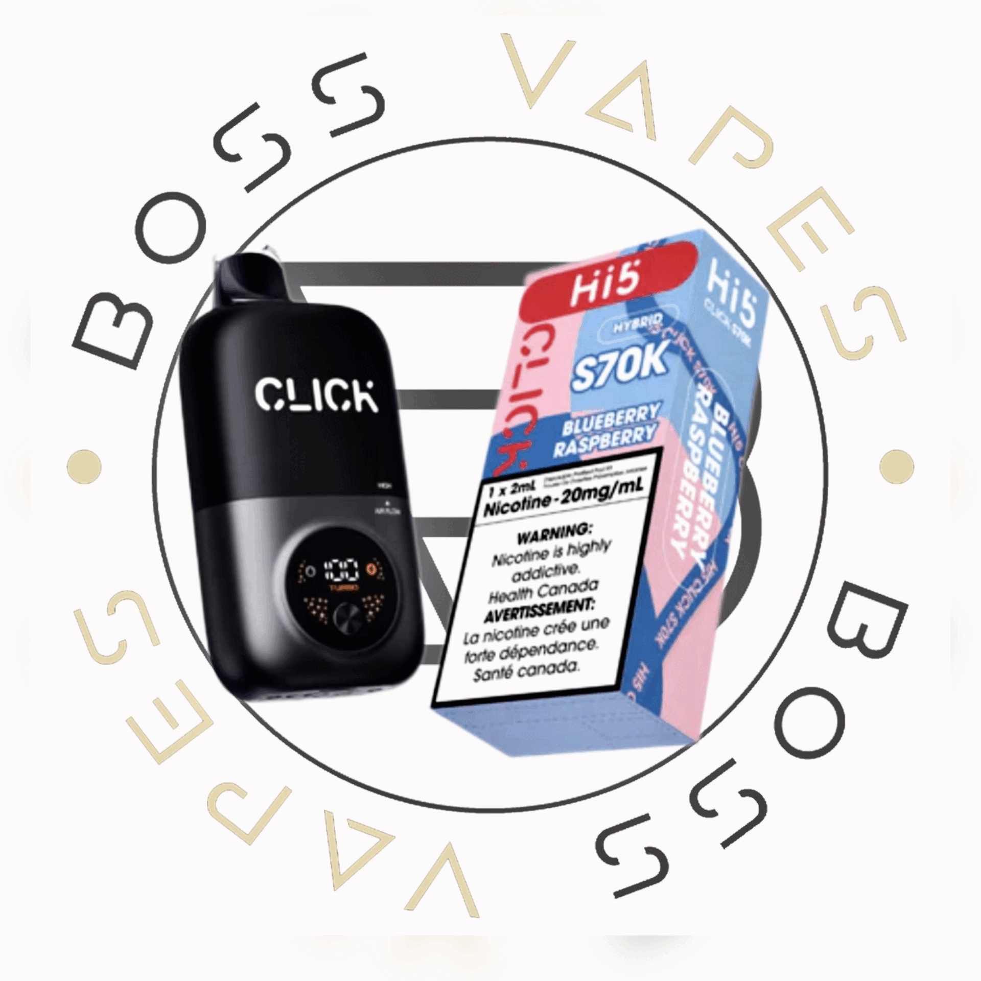 HI5 Click S70K Puffs Hybrid