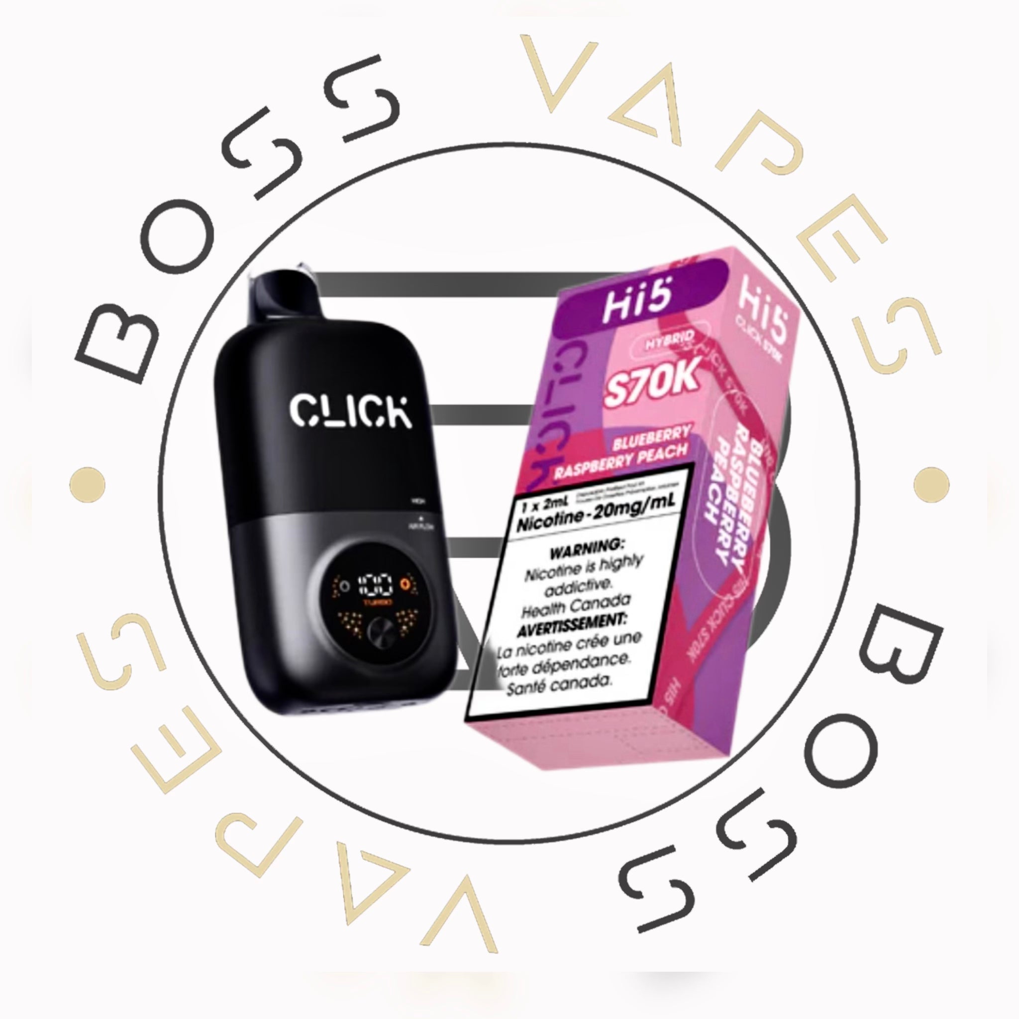 HI5 Click S70K Puffs Hybrid