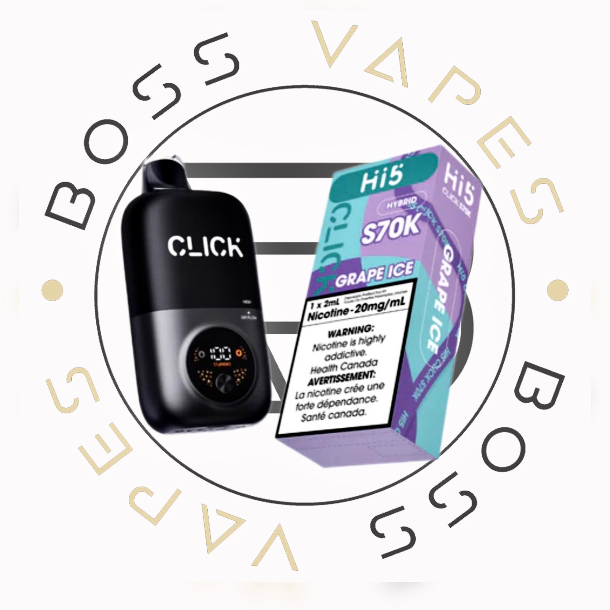 HI5 Click S70K Puffs Hybrid