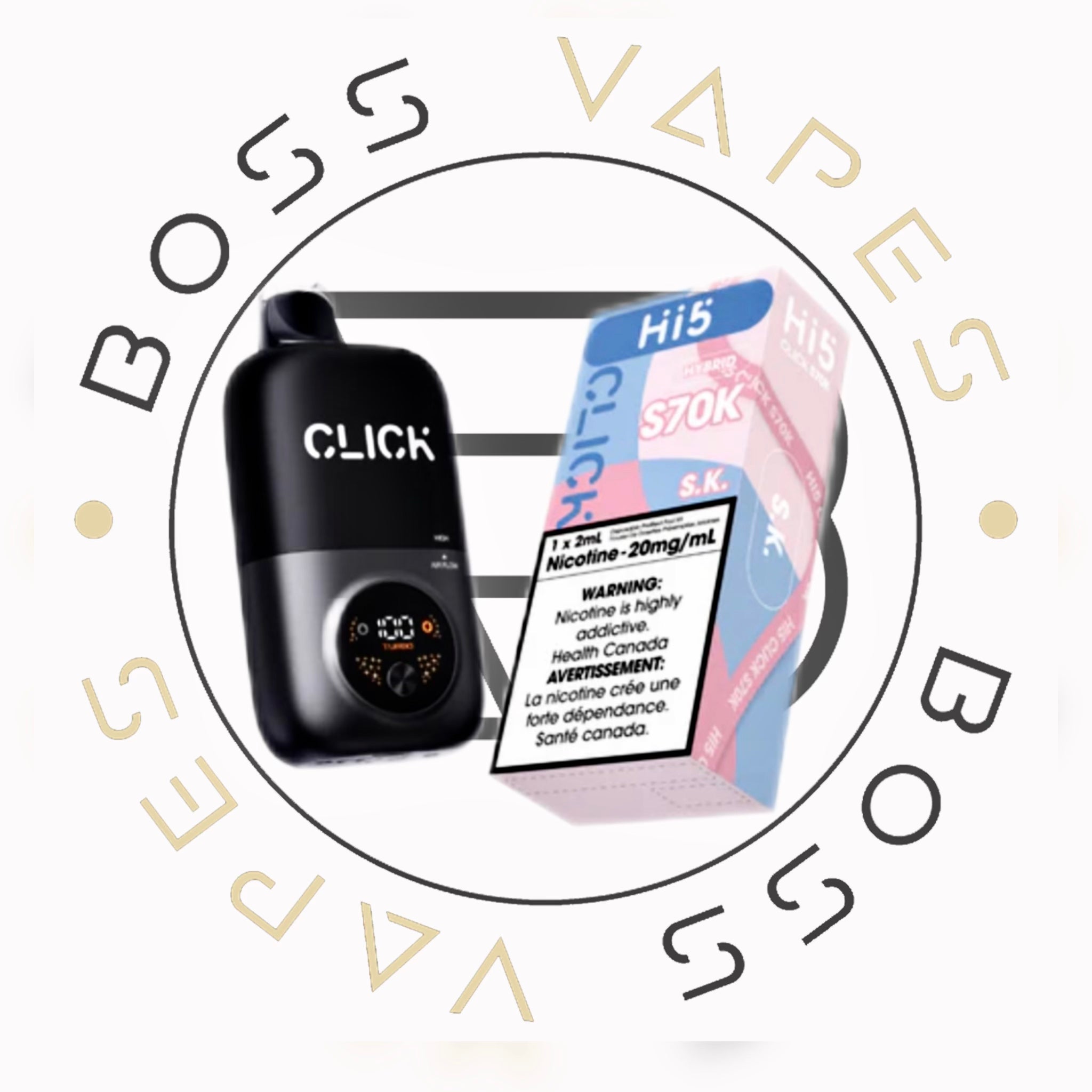 HI5 Click S70K Puffs Hybrid