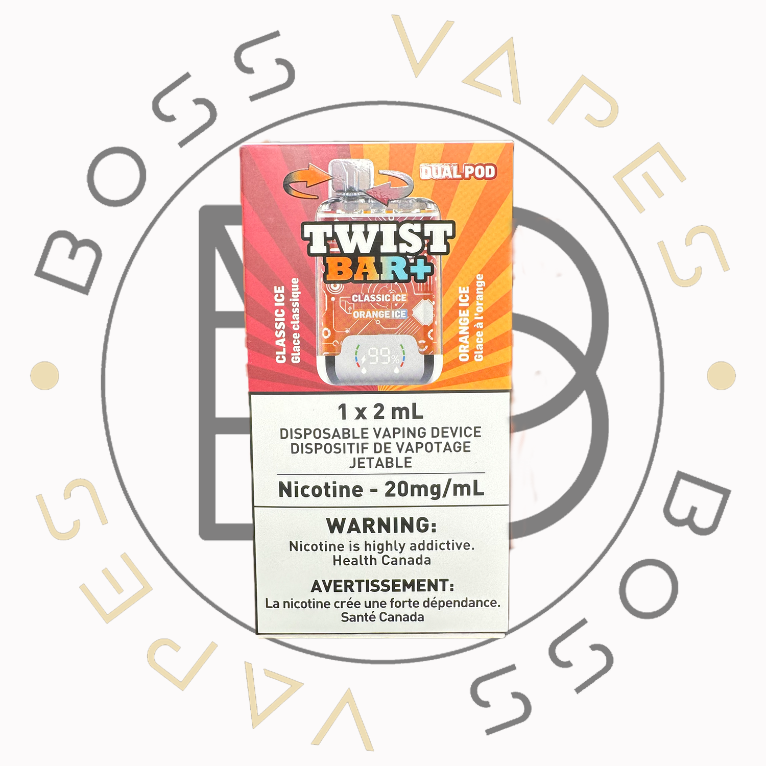 TWIST BAR - Dual Flavor 25K (Intense) (NEW)