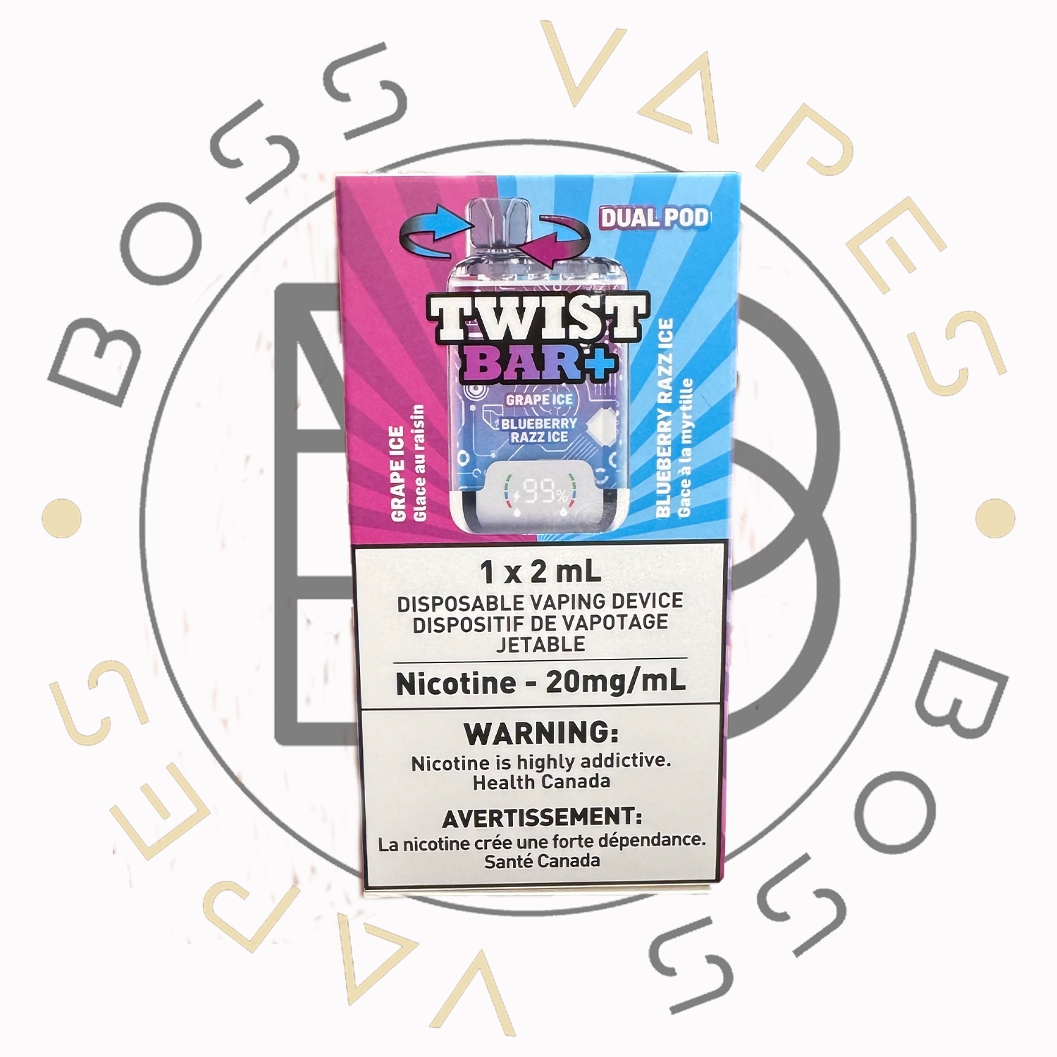 TWIST BAR - Dual Flavor 25K (Intense) (NEW)