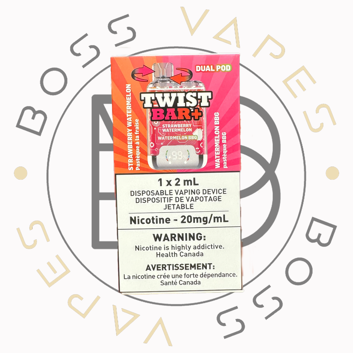 TWIST BAR - Dual Flavor 25K (Intense) (NEW)