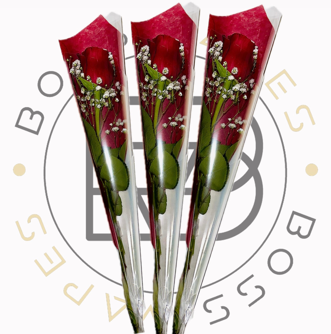 Single Red Rose Bouquet