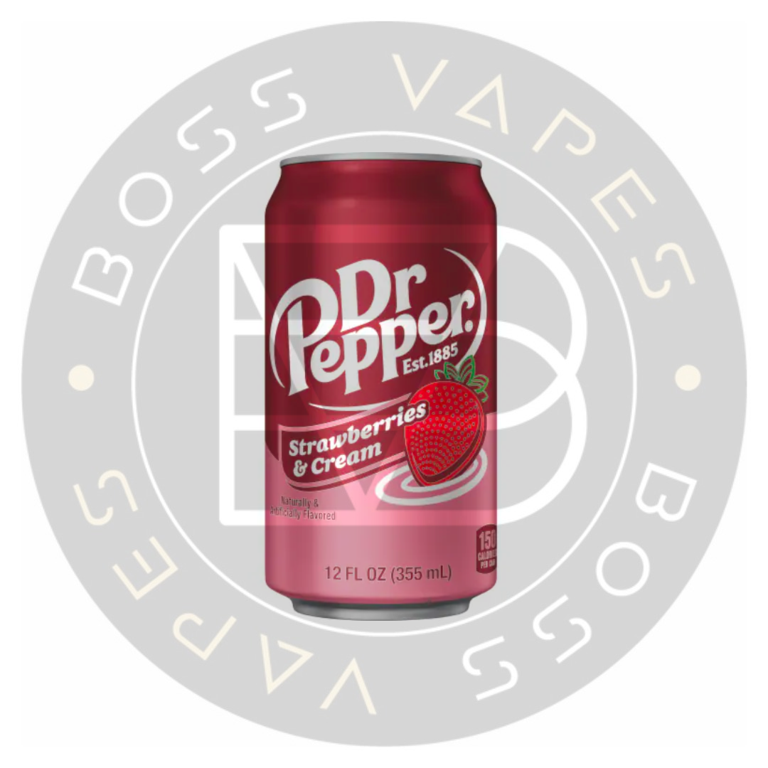 Dr Pepper Strawberries and Cream (355ml) : American