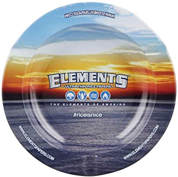 Elements Blue 5.5 metal ashtray