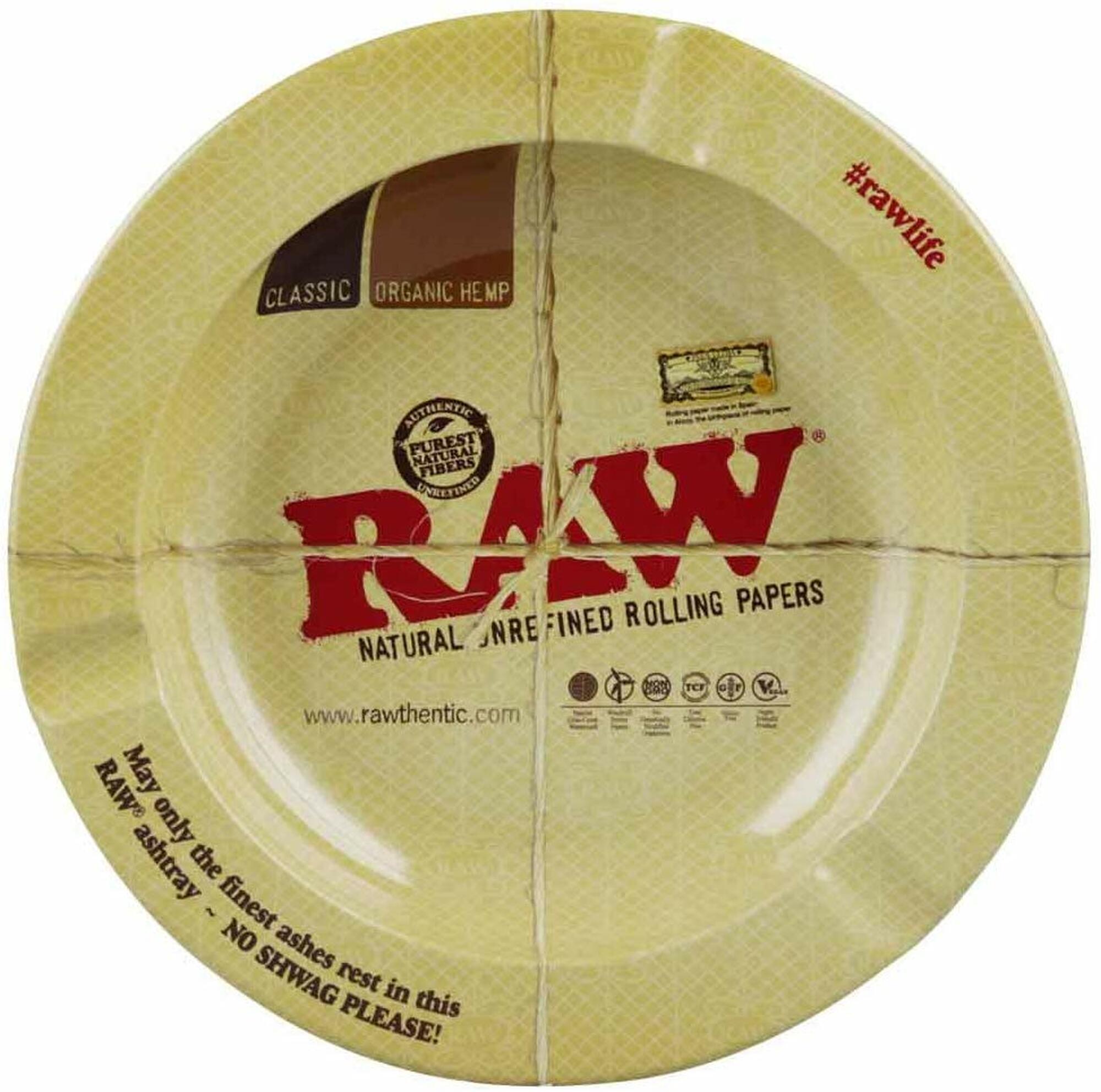 Raw 5.5 Round Metal Ashtray
