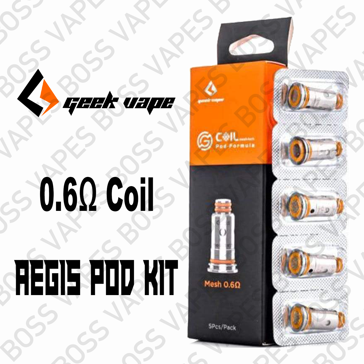 GEEKVAPE AEGIS POD KIT- REPLACEMENT COIL (Priced Individually) - Boss Vapes