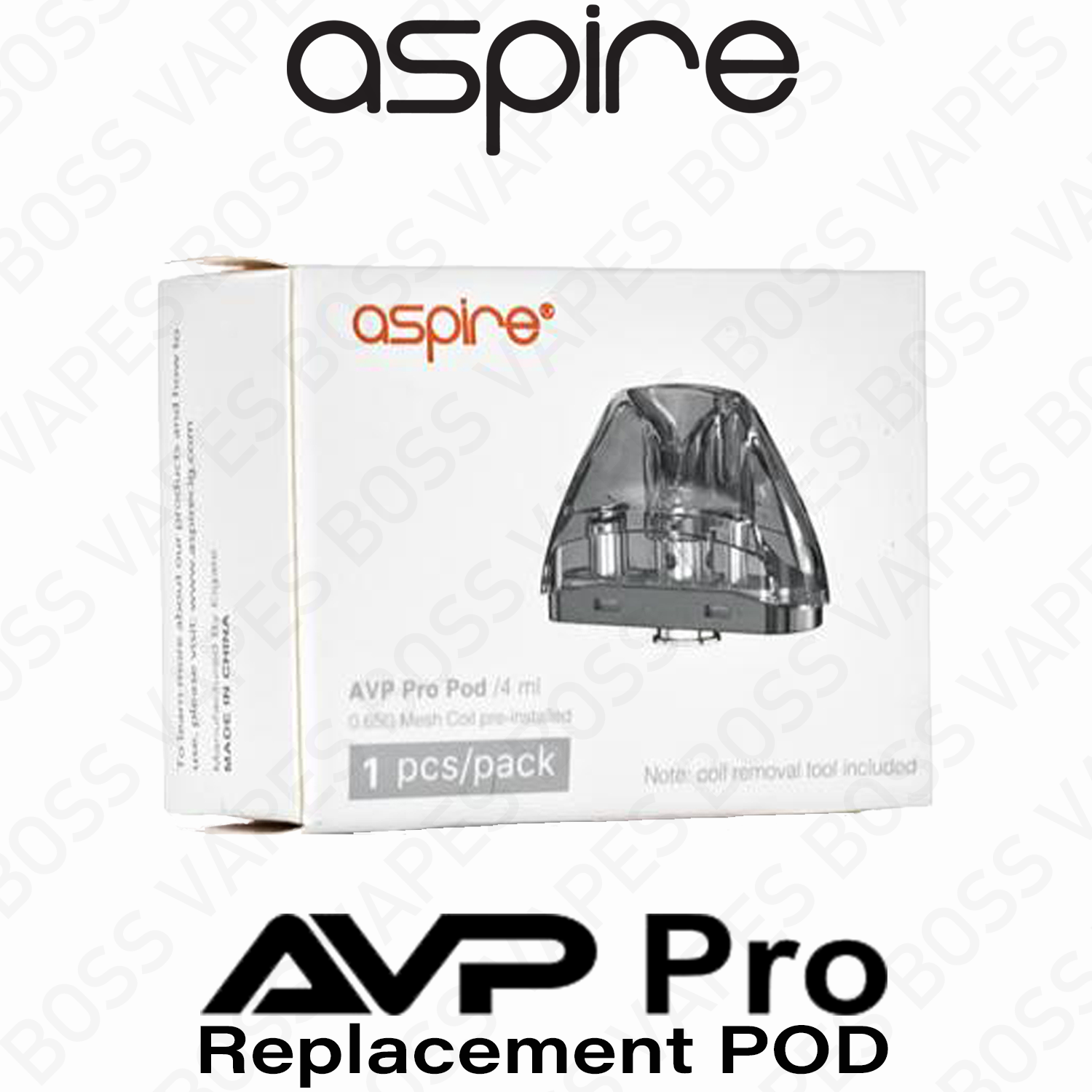 ASPIRE AVP PRO REPLACEMENT POD (1 PACK) - Boss Vapes