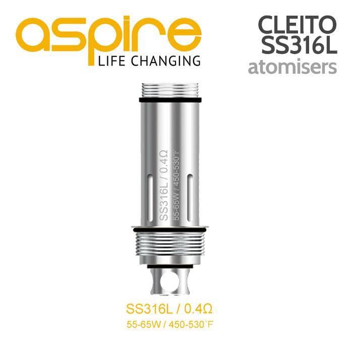 Aspire Cleito Coils (Price Per Coil) - Boss Vapes