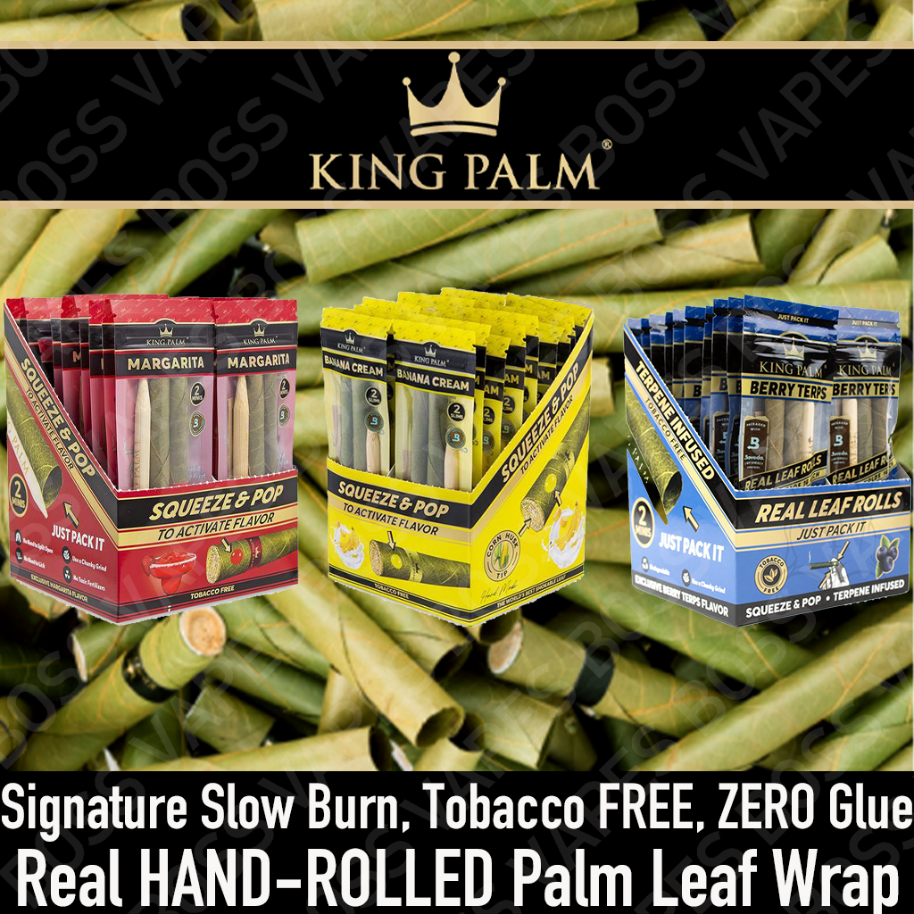 King Palm Squeeze & Pop Blunts - Boss Vapes