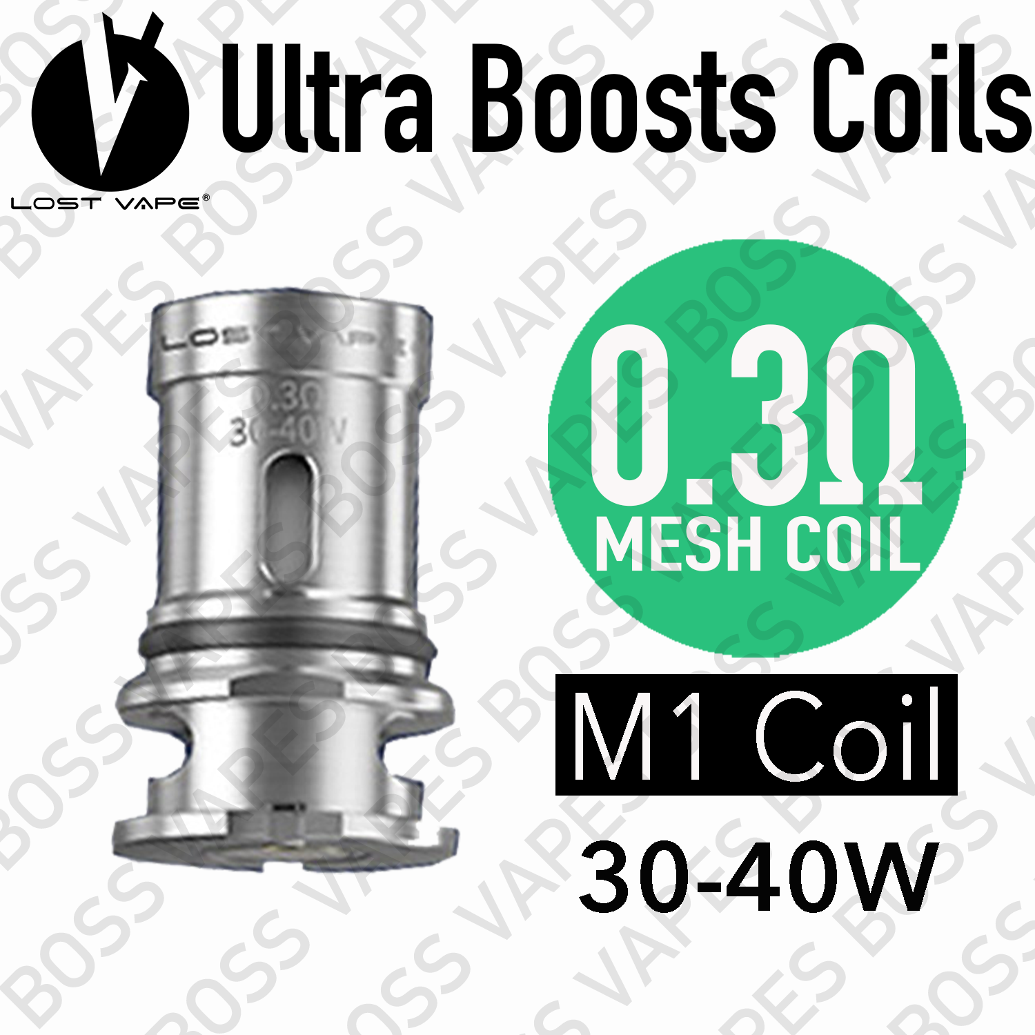 Lost Vape Ultra Boost Coils (Price per Coil) - Boss Vapes