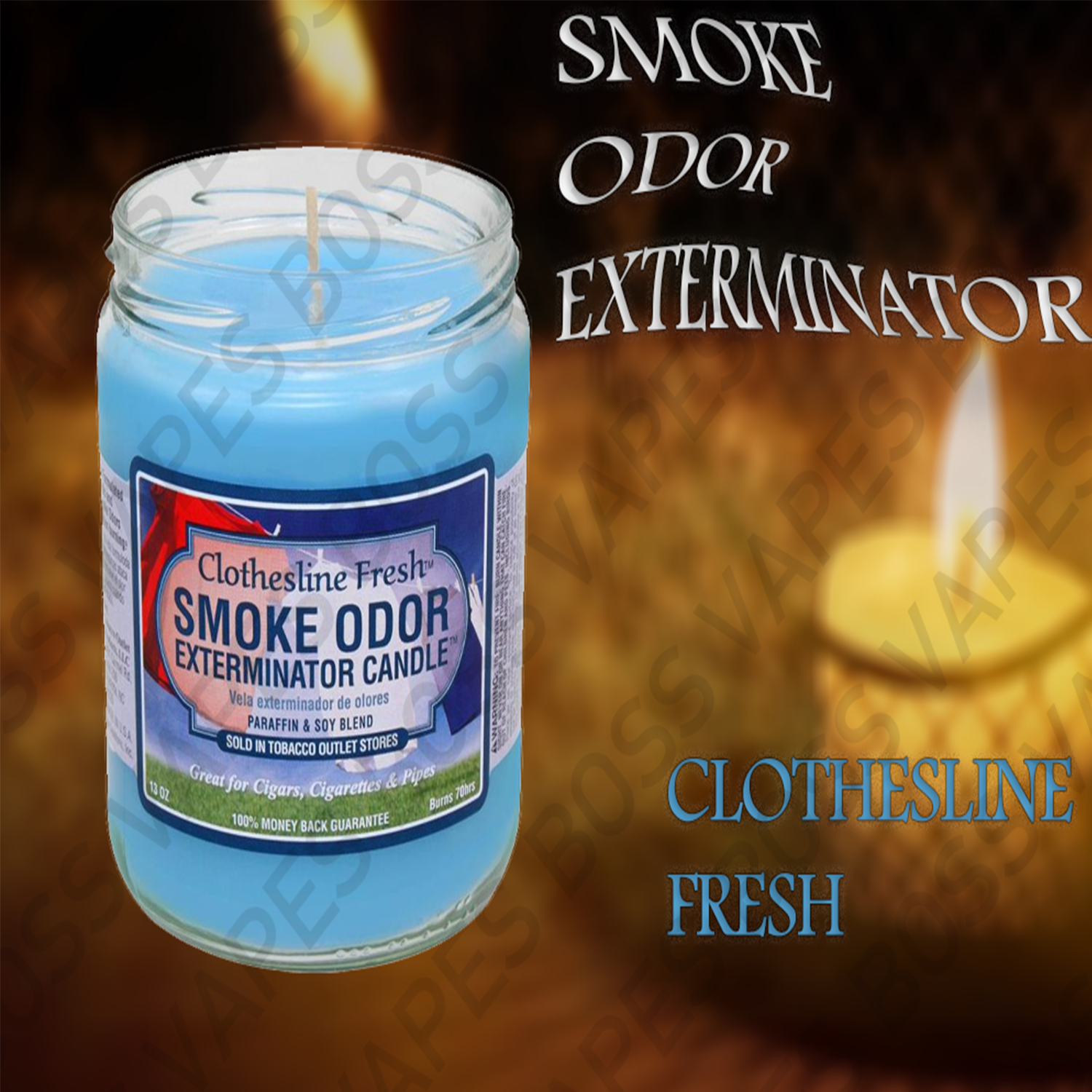 Smoke Odor Exterminator Candles - 13oz - Boss Vapes