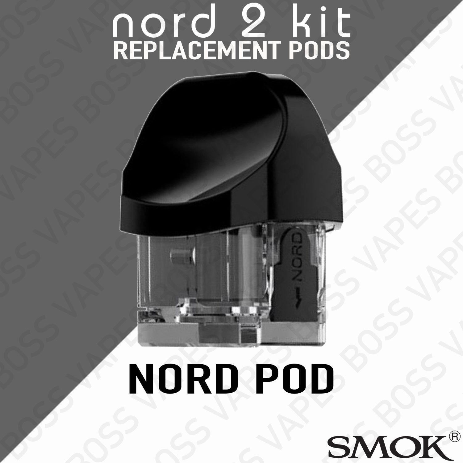 SMOK NORD 2 EMPTY POD (Pods Priced Individually) - Boss Vapes