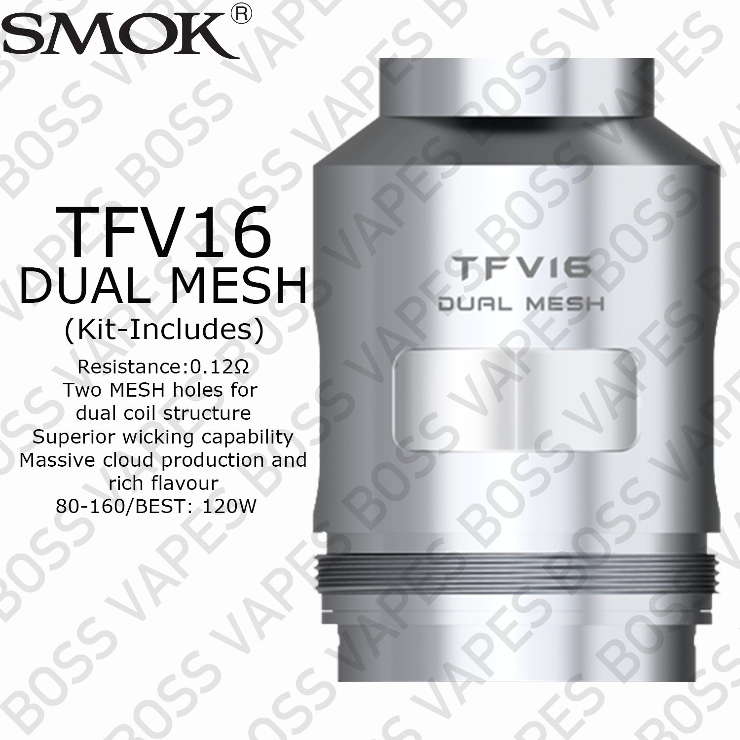 SMOK TFV16 REPLACEMENT COIL (Price Per Coil) - Boss Vapes