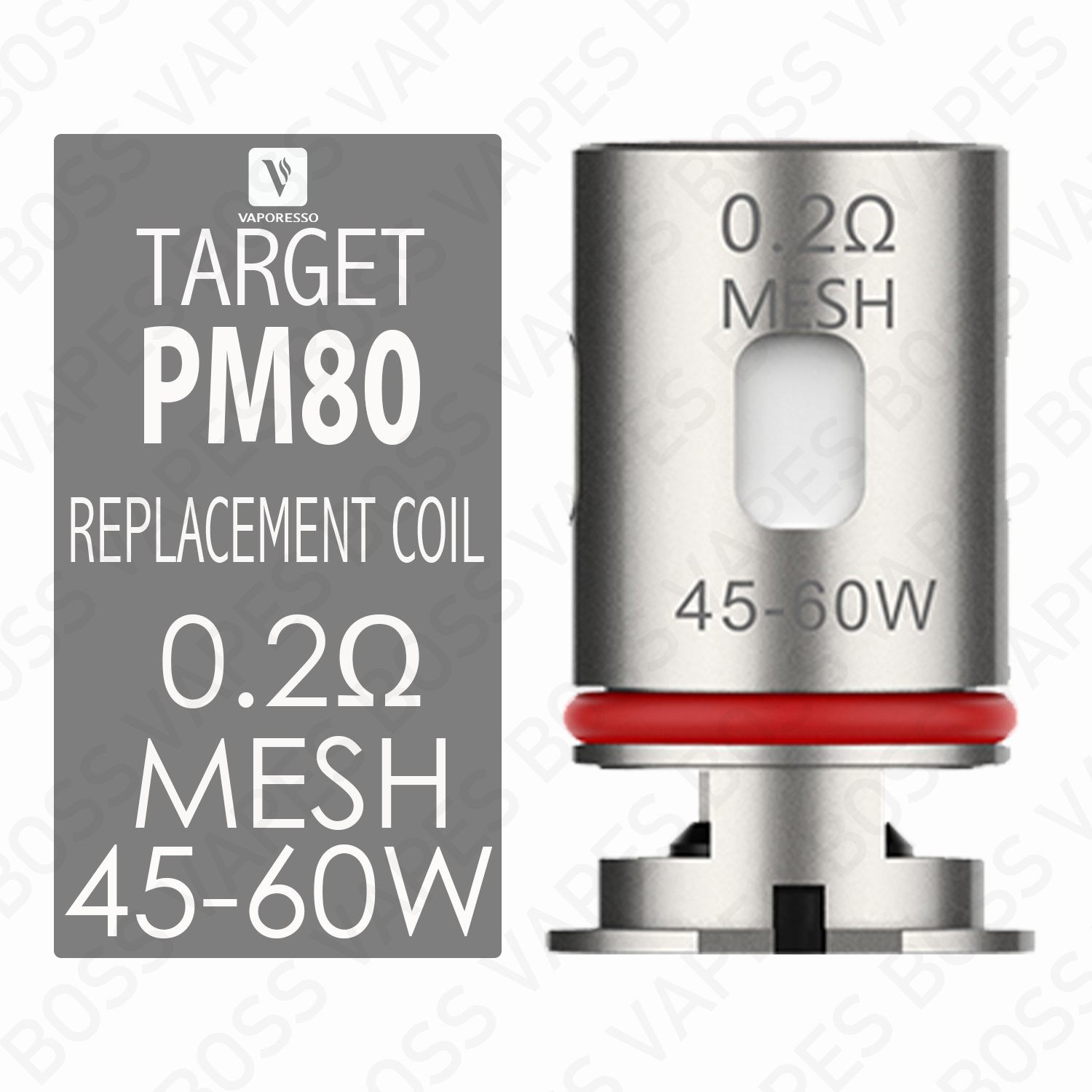 VAPORESSO TARGET PM80 GTX COILS (Priced Per Coil) - Boss Vapes
