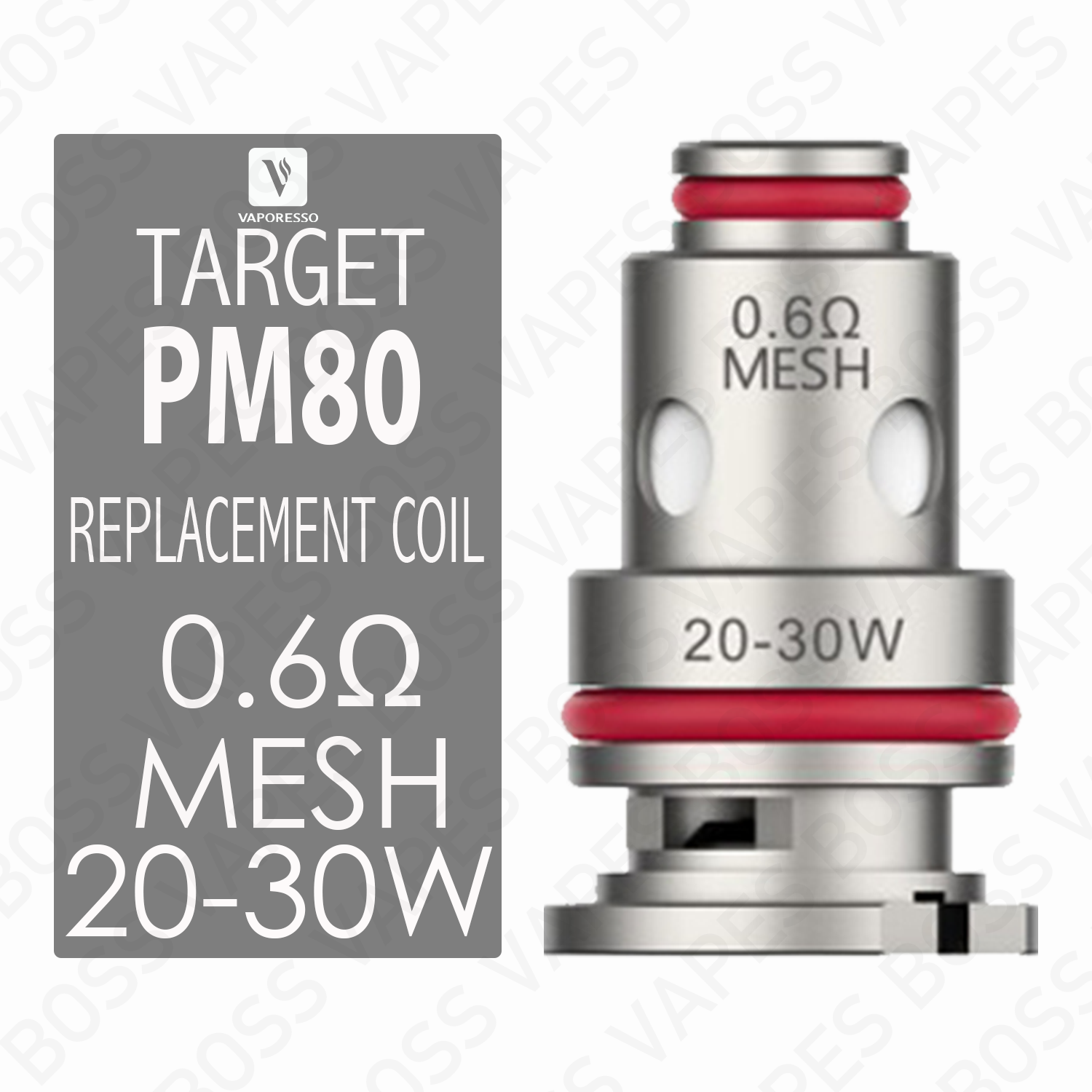 VAPORESSO TARGET PM80 GTX COILS (Priced Per Coil) - Boss Vapes