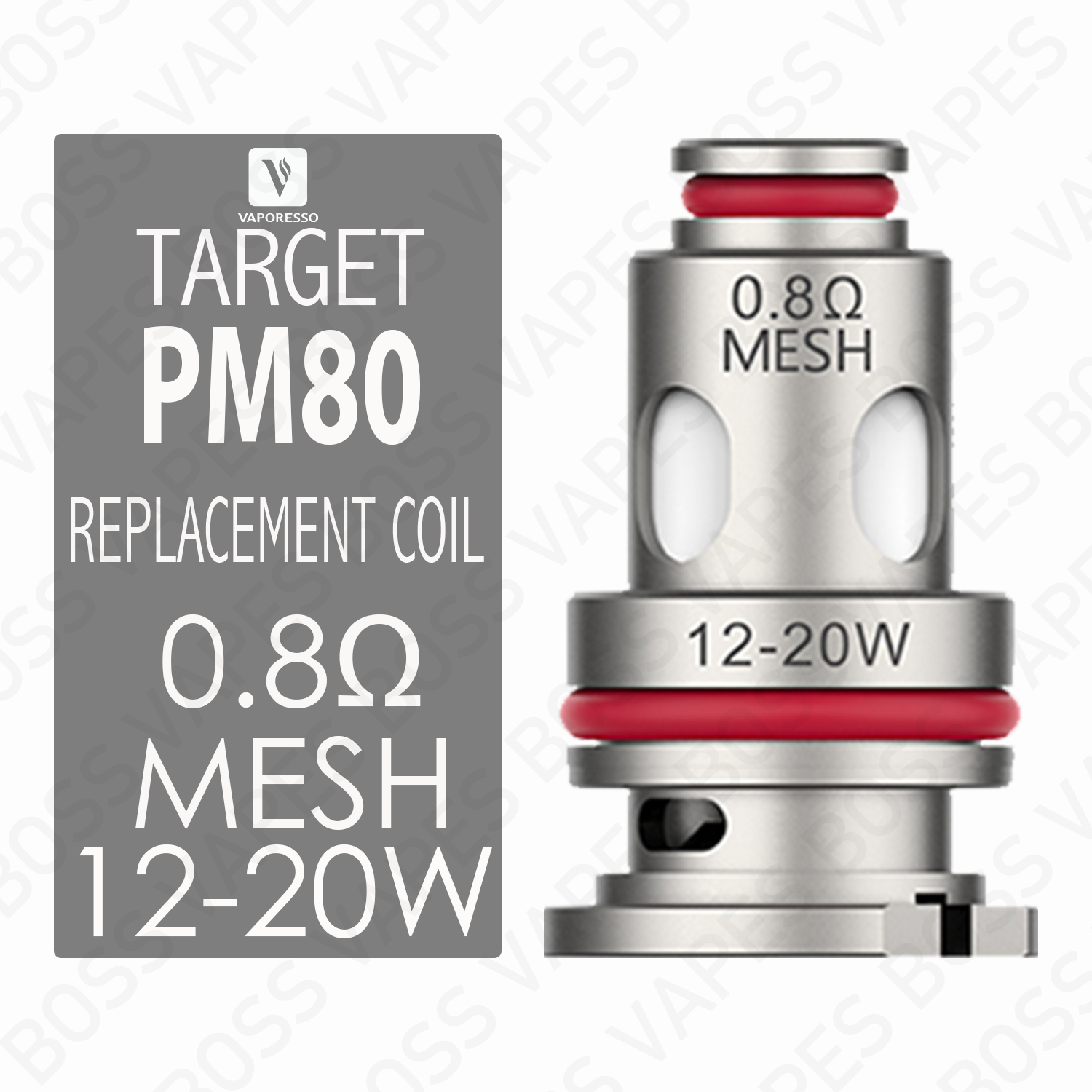 VAPORESSO TARGET PM80 GTX COILS (Priced Per Coil) - Boss Vapes